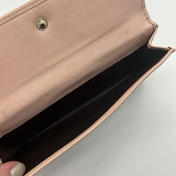 Gucci long wallet canvas and pink leather - Picture 6 of 10